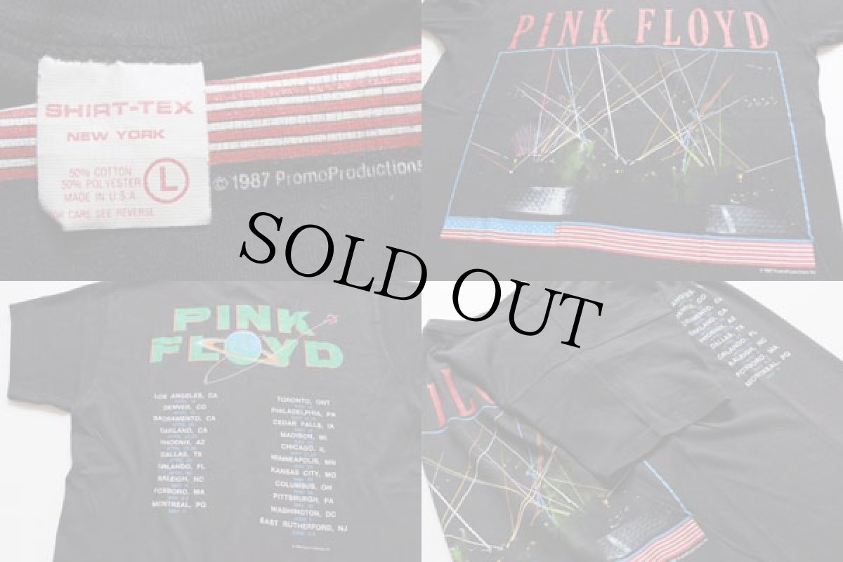 画像3: 80s USA製 PINK FLOYDピンクフロイド バンドTシャツ 黒 L (3)