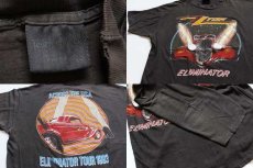 画像3: 80s USA製 ZZ TOP ELIMINATOR TOUR 1983 コットン バンドTシャツ 黒 XL (3)