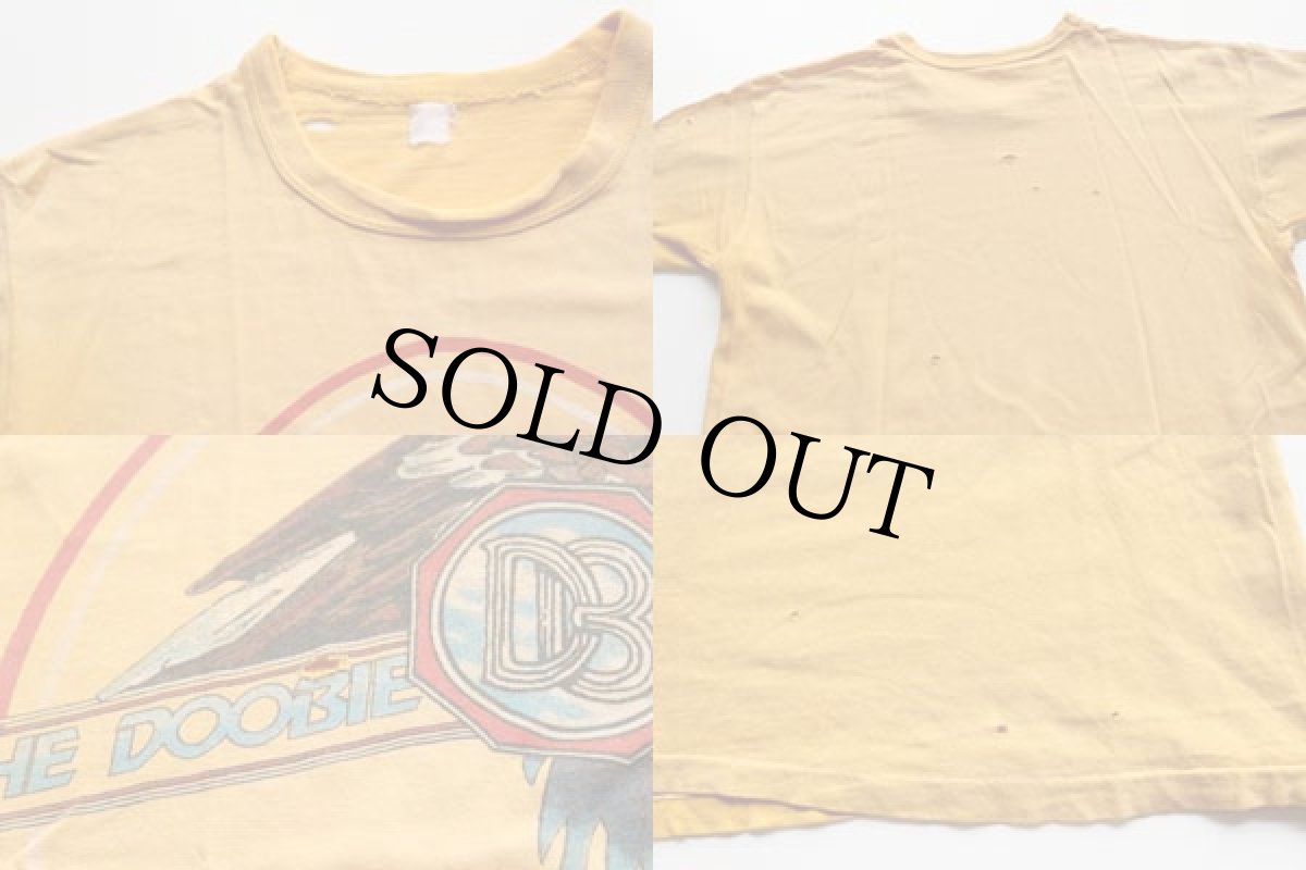 画像3: 70s Doobie Brothersドゥービーブラザーズ コットンTシャツ 黄 (3)