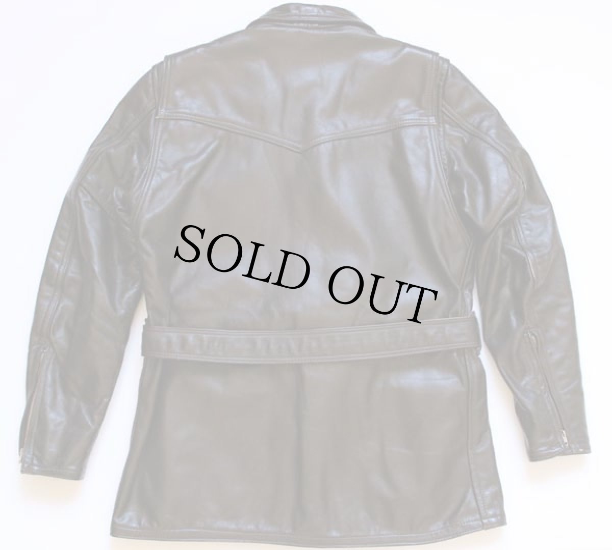 画像2: 60s TAUBERS レザージャケット 焦げ茶 42★コート (2)