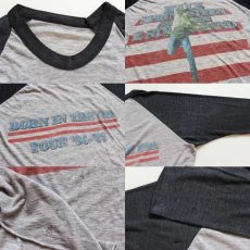 画像3: 80s Bruce Springsteenブルーススプリングスティーン ツアー 七分袖 ラグラン バンドTシャツ (3)