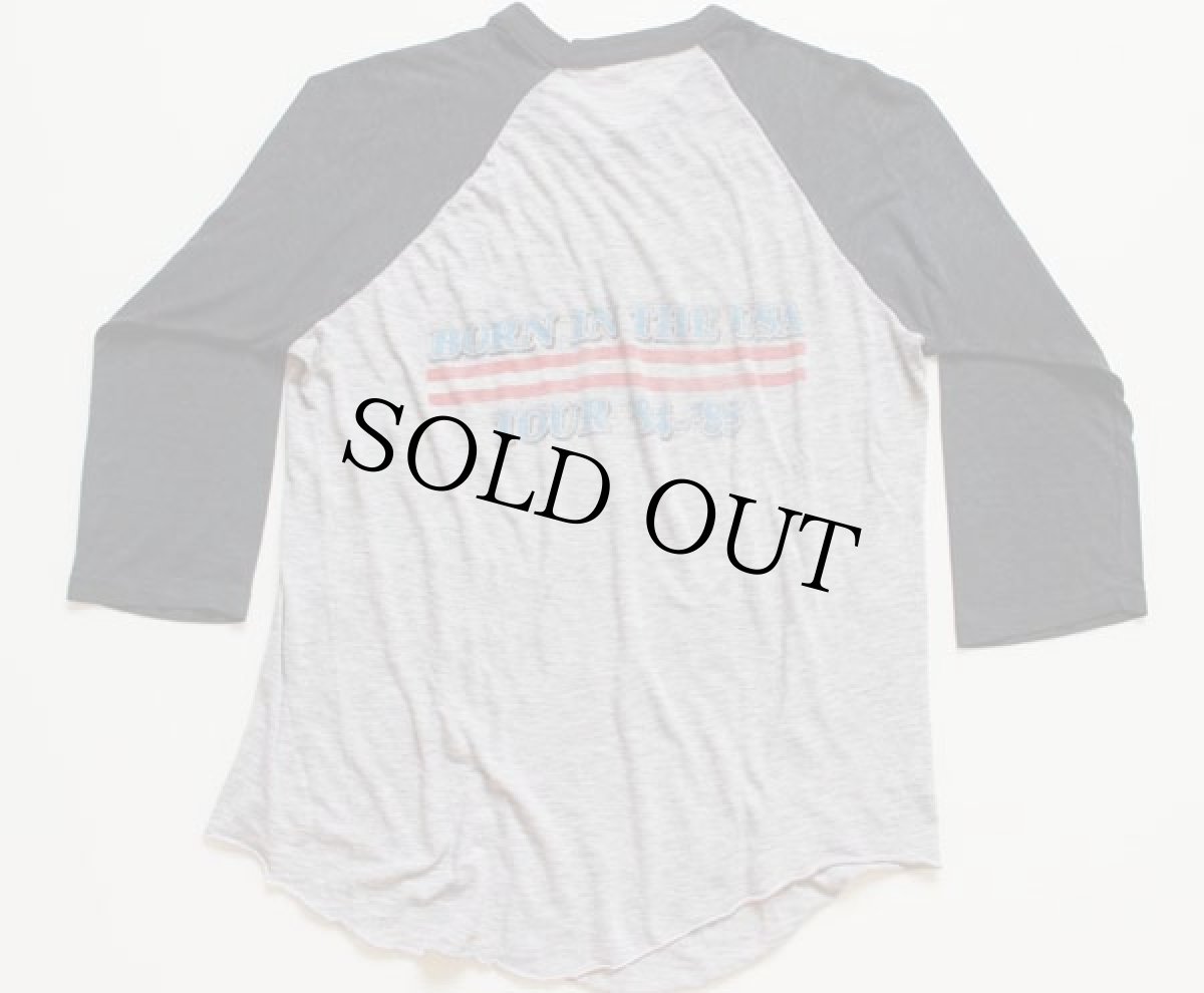 画像2: 80s Bruce Springsteenブルーススプリングスティーン ツアー 七分袖 ラグラン バンドTシャツ (2)