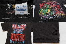 画像3: 80s USA製 VAN HALENヴァンヘイレン MONSTERS OF ROCK TOUR 1988 バンドTシャツ 黒 M (3)