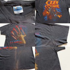 画像3: 80s USA製 Hanes OZZYオジーオズボーン U.S TOUR'84 コットン バンドTシャツ L (3)