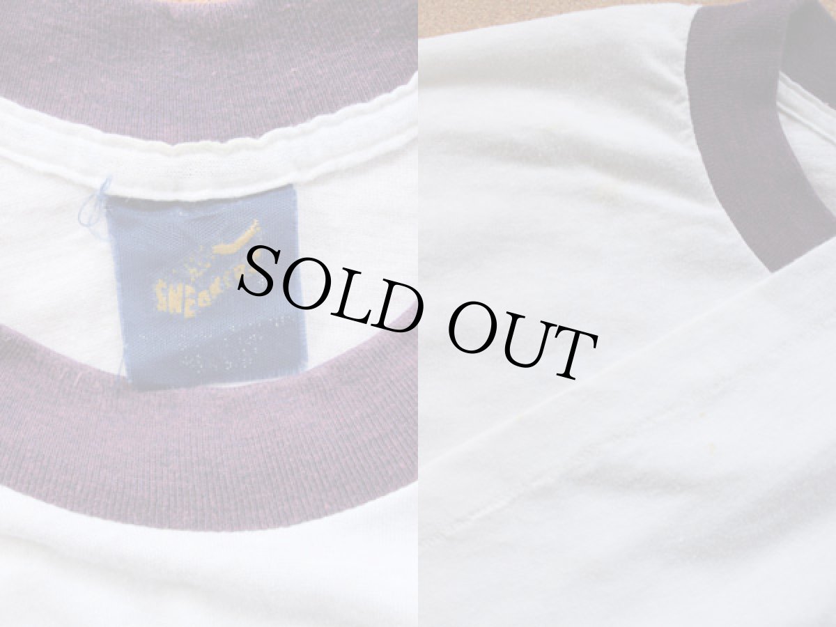 画像3: 80s スヌーピー MISSOURI リンガーTシャツ 白 (3)