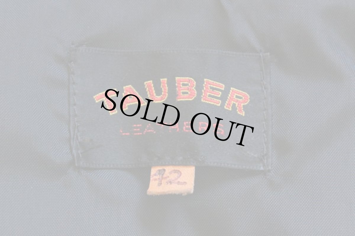 画像4: 60s TAUBERS レザージャケット 焦げ茶 42★コート (4)