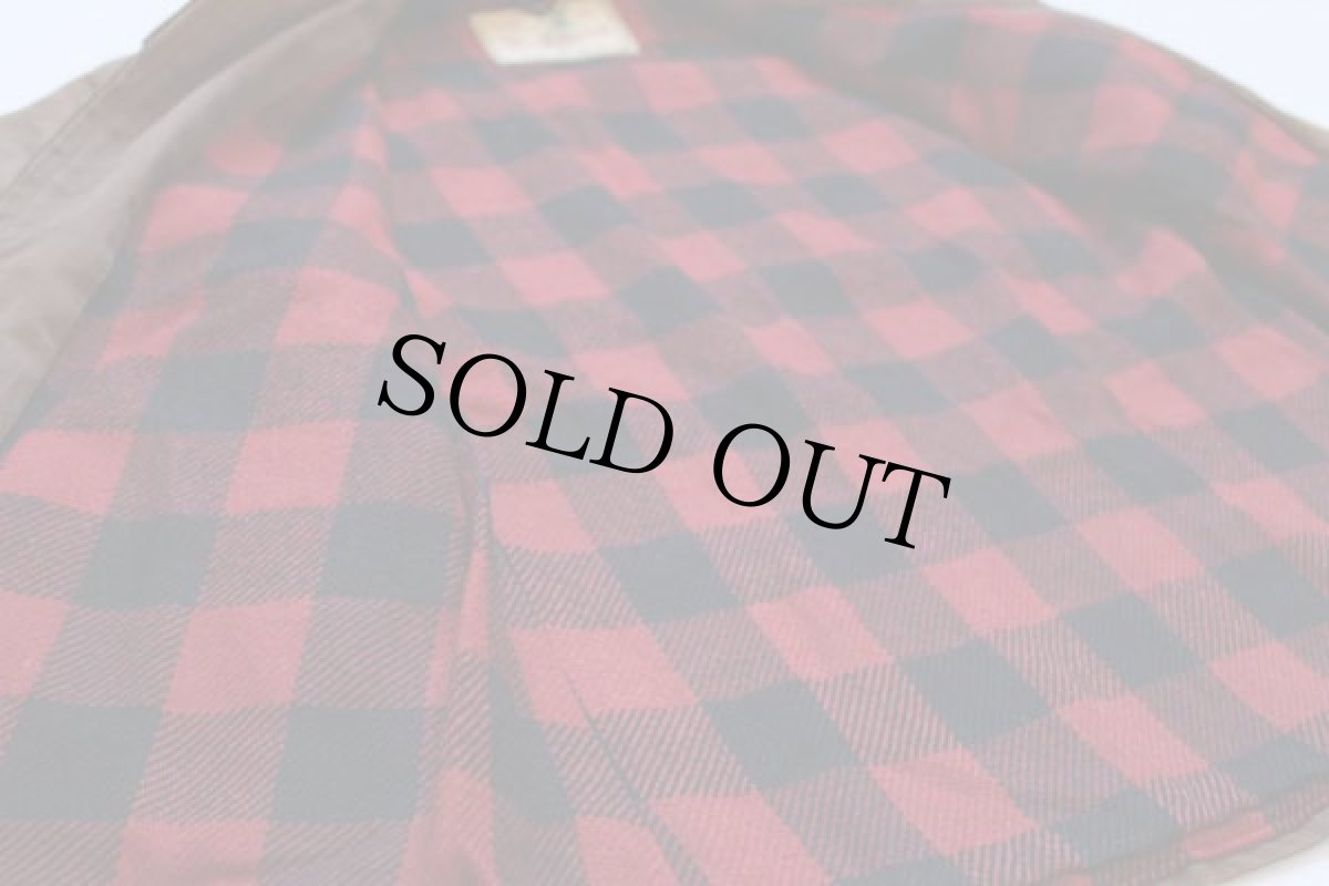 画像5: 40s Redbank コットン スポーツジャケット 茶 (5)