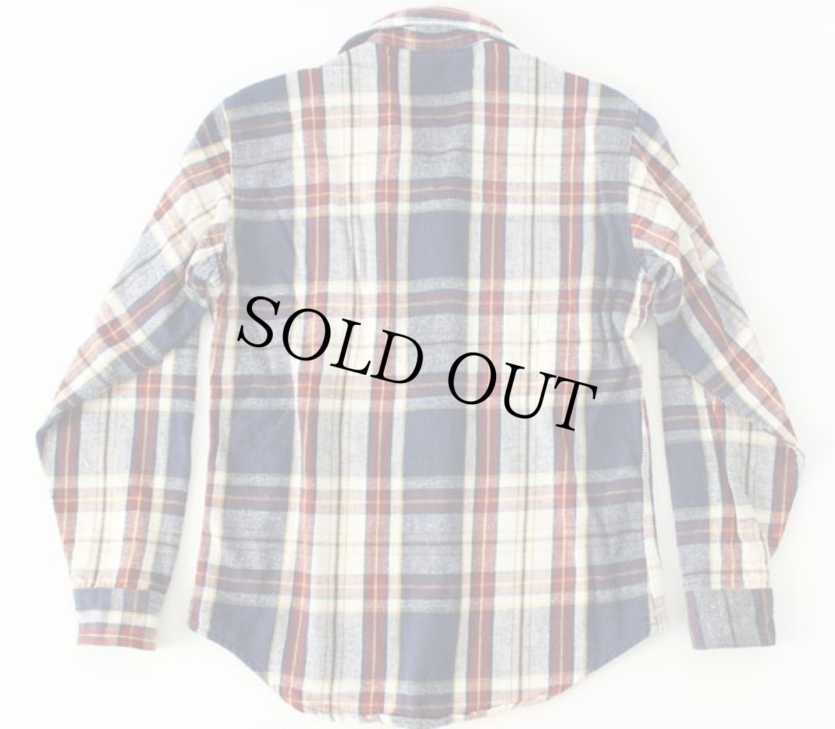 画像2: 80s USA製 JCPenney BIGMACビッグマック コットン フランネルシャツ S (2)