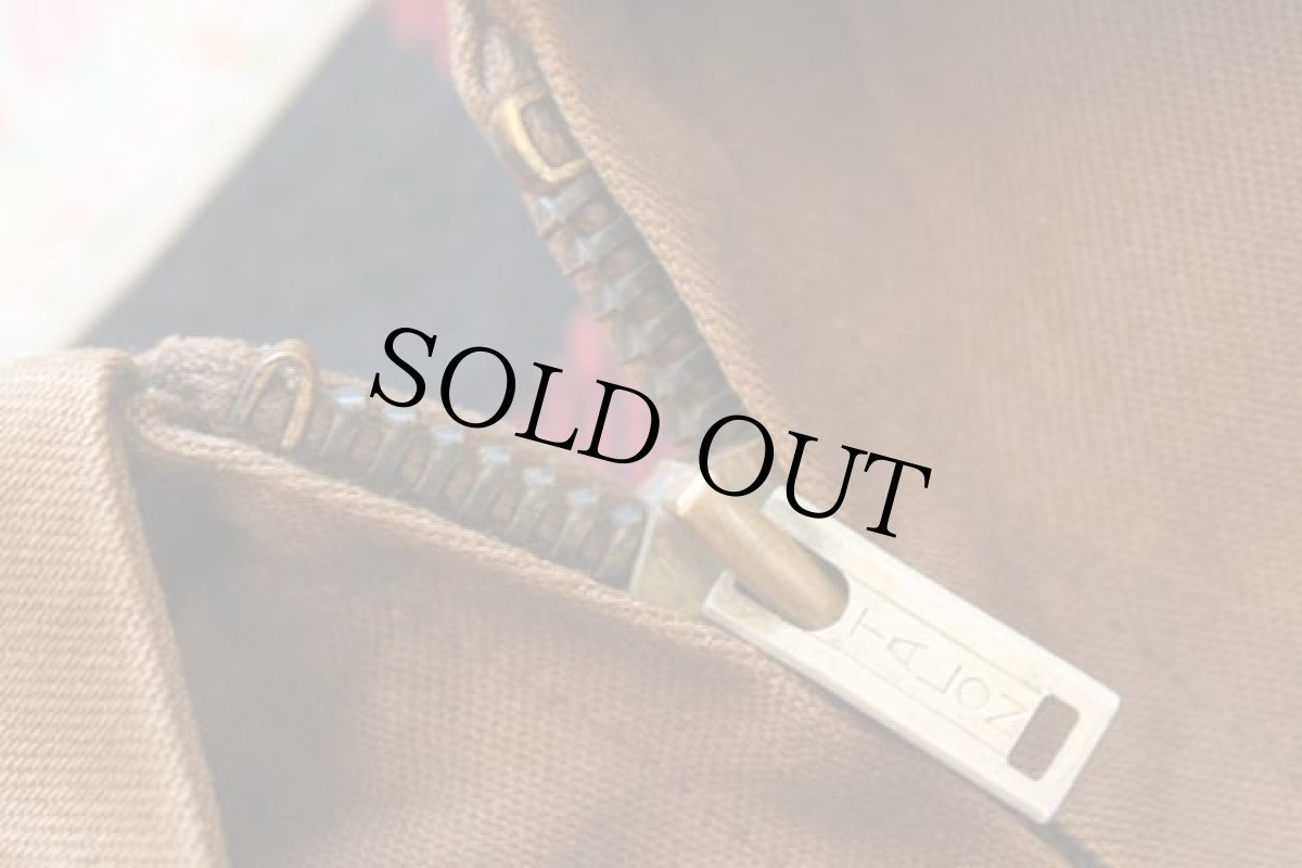 画像4: 40s Redbank コットン スポーツジャケット 茶 (4)