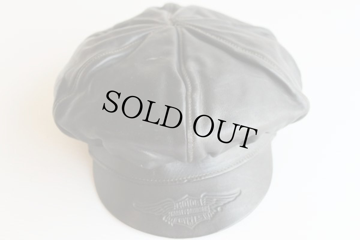 画像2: 70s HARLEY-DAVIDSONハーレーダビッドソン レザーキャスケット (2)