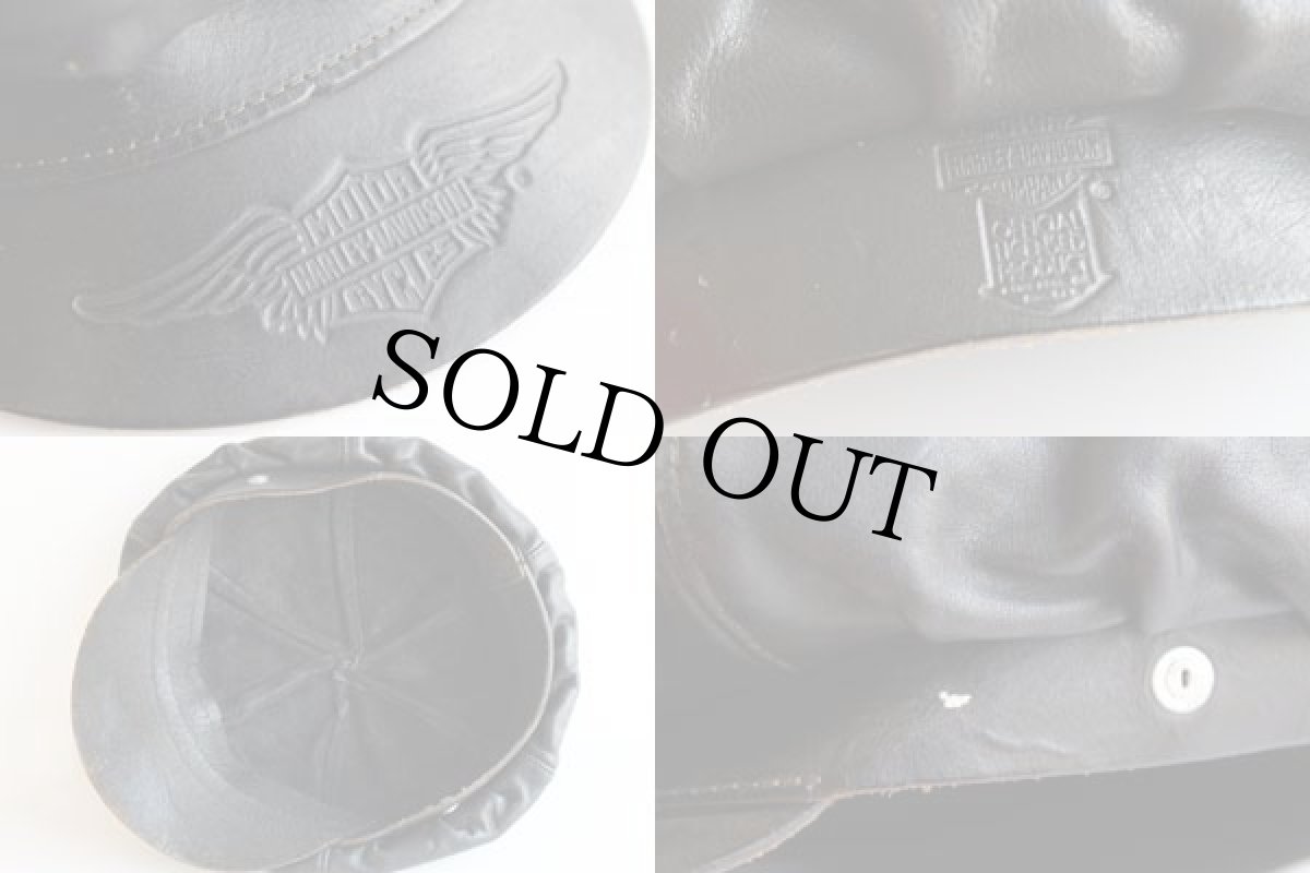 画像3: 70s HARLEY-DAVIDSONハーレーダビッドソン レザーキャスケット (3)