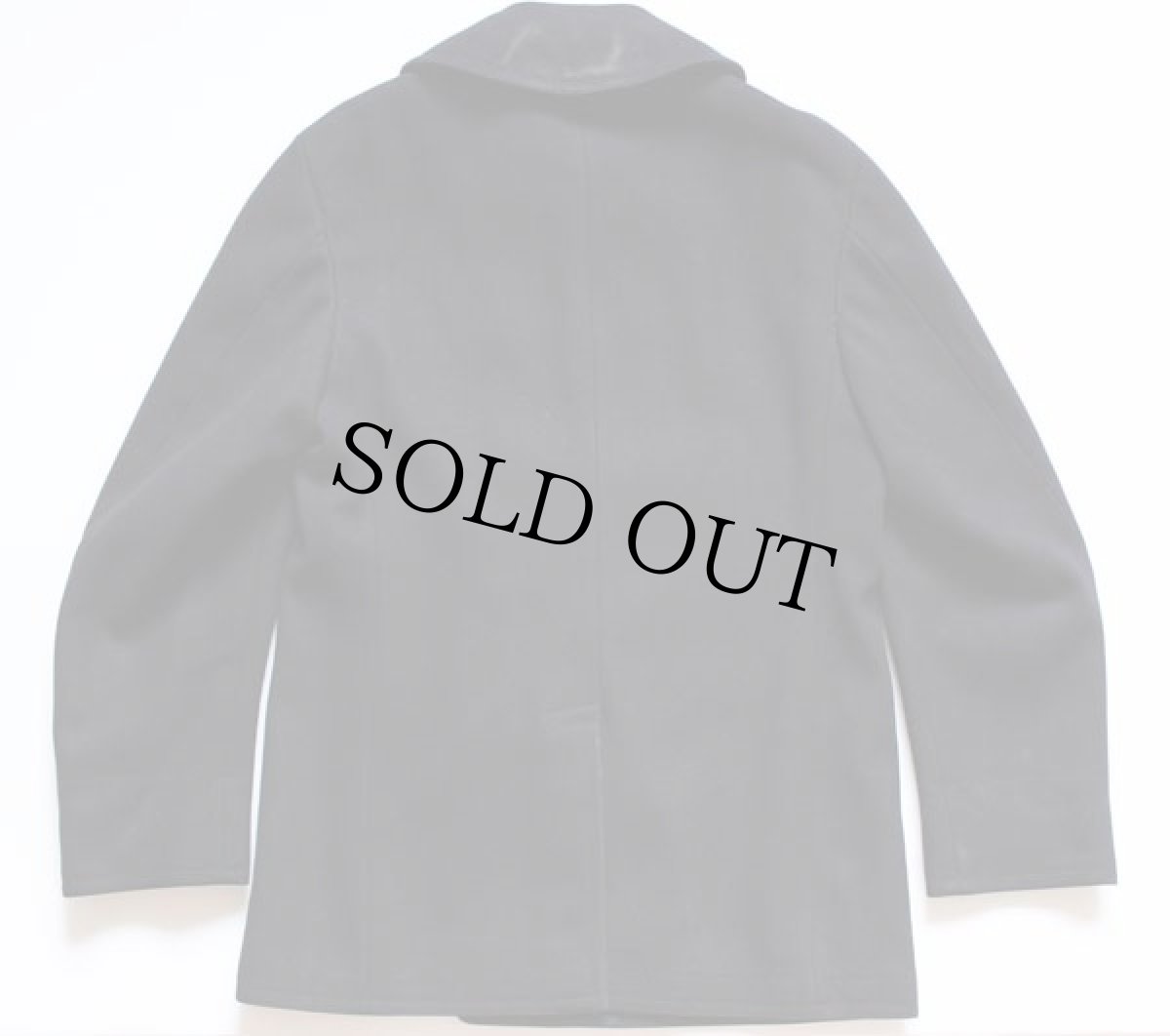 画像2: 40s 米軍 U.S.NAVY NAVAL 10ボタン ウール ピーコート (2)