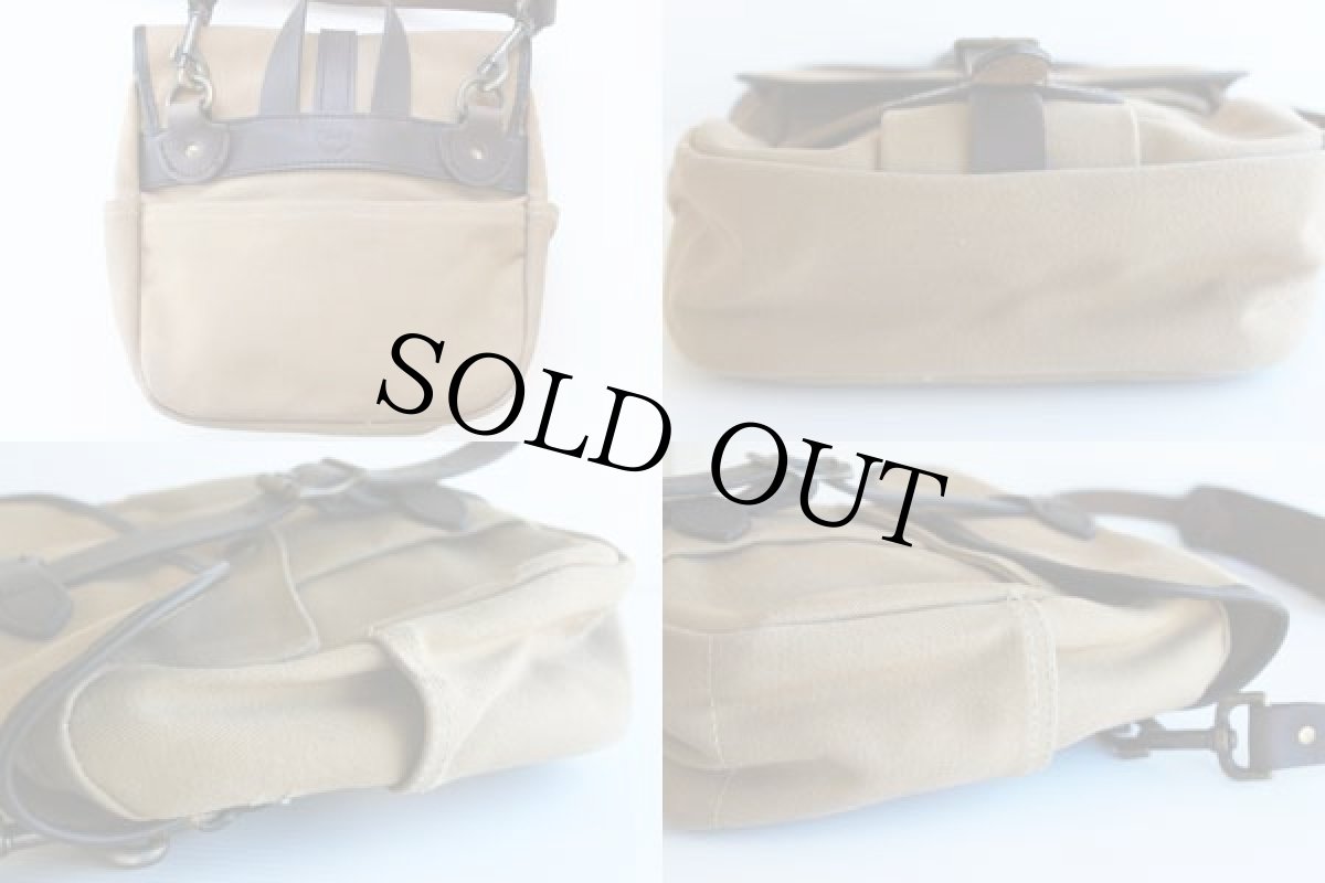 画像2: FILSONフィルソン ワックスコットン スモールフィールドバッグ (2)