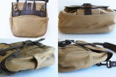 画像2: FILSONフィルソン ワックスコットン スモールフィールドバッグ (2)