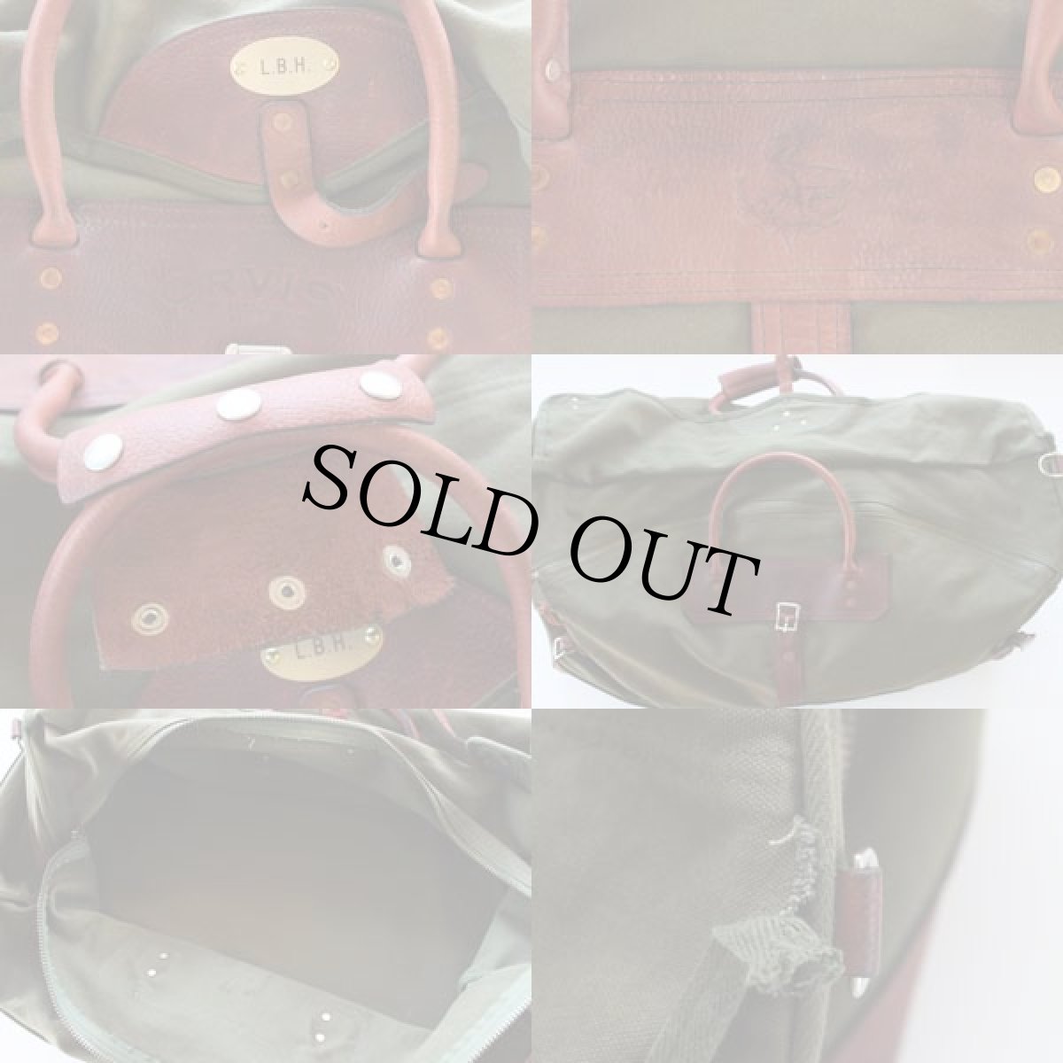 画像3: USA製 ORVISオービス レザー×キャンバス ボストンバッグ (3)