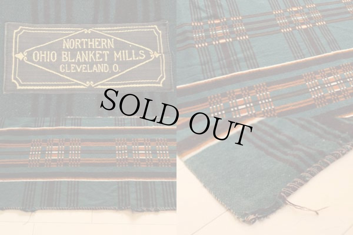 画像3: ビンテージ NORTHERN OHIO BLANKET MILLS ウールブランケット (3)