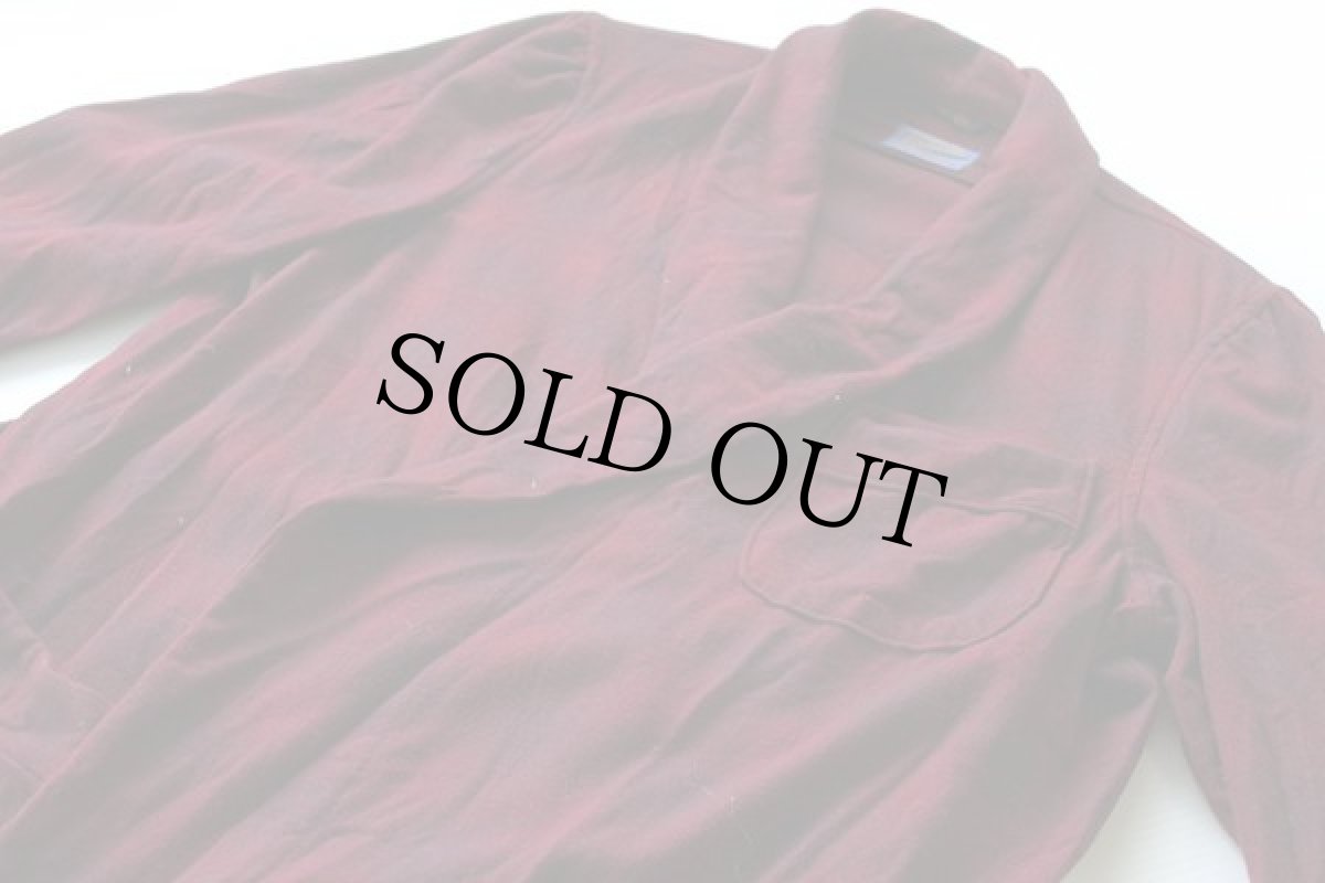 画像2: 40s PENDLETONペンドルトン オンブレチェック ウールガウン M (2)