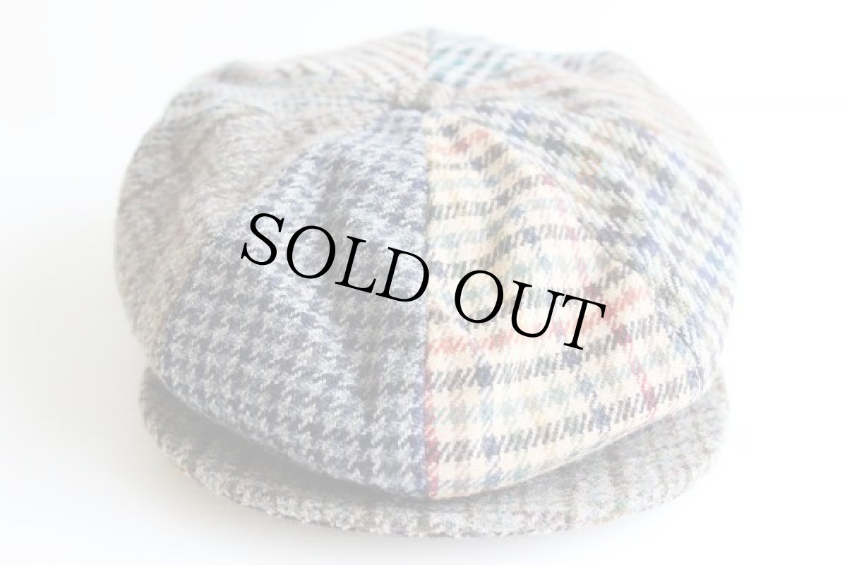 画像2: 英国製 COUNTRY TRADER クレイジー ツイード ウール ハンチング XL (2)