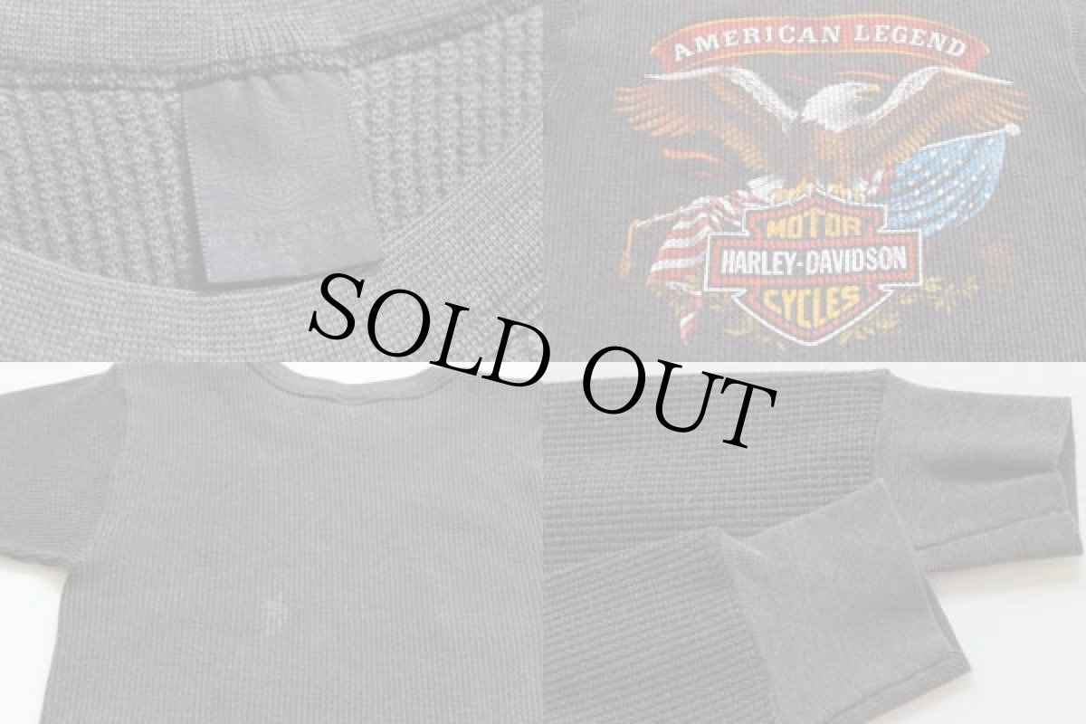 画像3: 80s USA製 HARLEY-DAVIDSONハーレーダビッドソン サーマルシャツ (3)