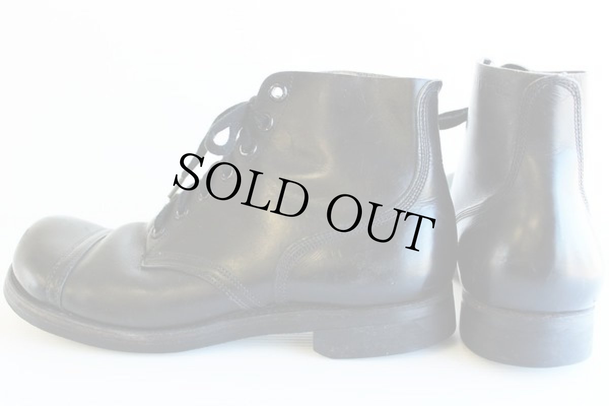 画像2: 60s 米軍 キャップトゥ 7ホール アンクルブーツ 11 R (2)