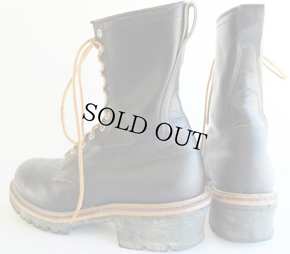 画像2: USA製 REDWINGレッドウイング ロガーブーツ PT91 黒 10.5B (2)