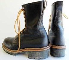 画像2: USA製 REDWINGレッドウイング ロガーブーツ PT91 黒 10.5B (2)