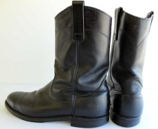 画像2: 90s USA製 REDWINGレッドウイング ペコスブーツ 黒 10B (2)