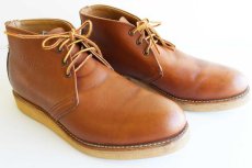 画像1: USA製 REDWINGレッドウイング 595 チャッカブーツ 茶 8.5B (1)
