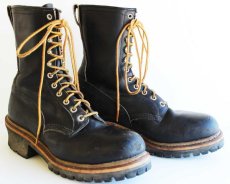 画像1: USA製 REDWINGレッドウイング ロガーブーツ PT91 黒 10.5B (1)