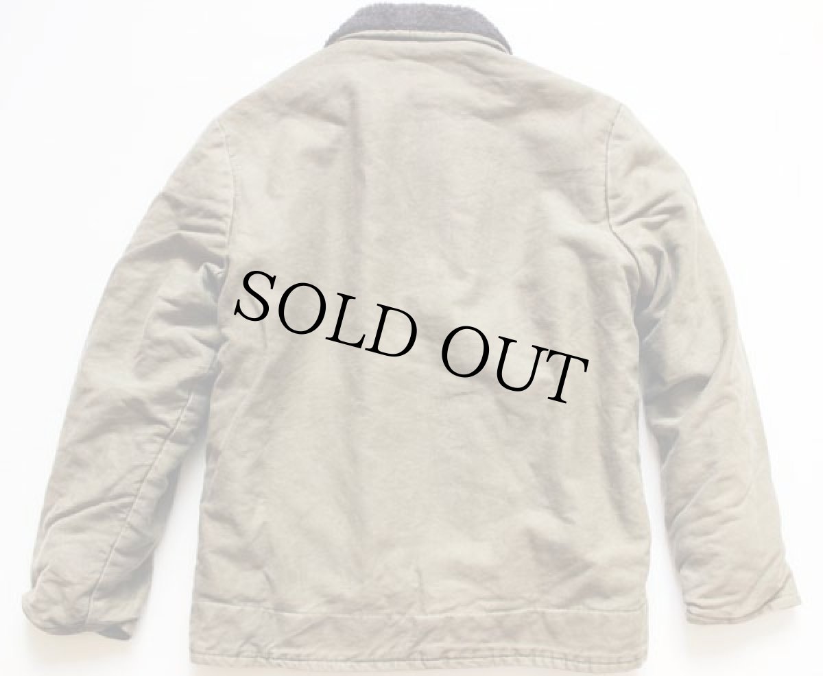 画像2: 60s 民間 N-1タイプ ボアライナー デッキジャケット オリーブドラブ (2)