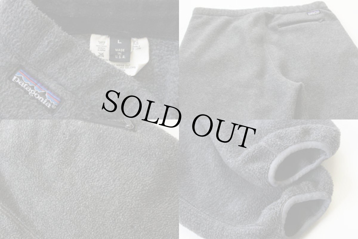 画像3: 80s USA製 patagoniaパタゴニア フリースパンツ グレー L (3)