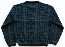 画像2: 60s Lamb knit モヘヤニット フルジップ セーター L  (2)