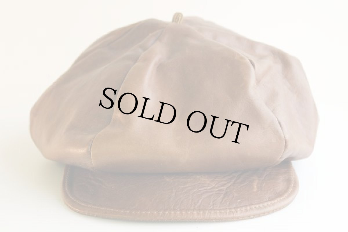 画像2: 70s ビッグアップル レザーキャスケット 59.5cm (2)