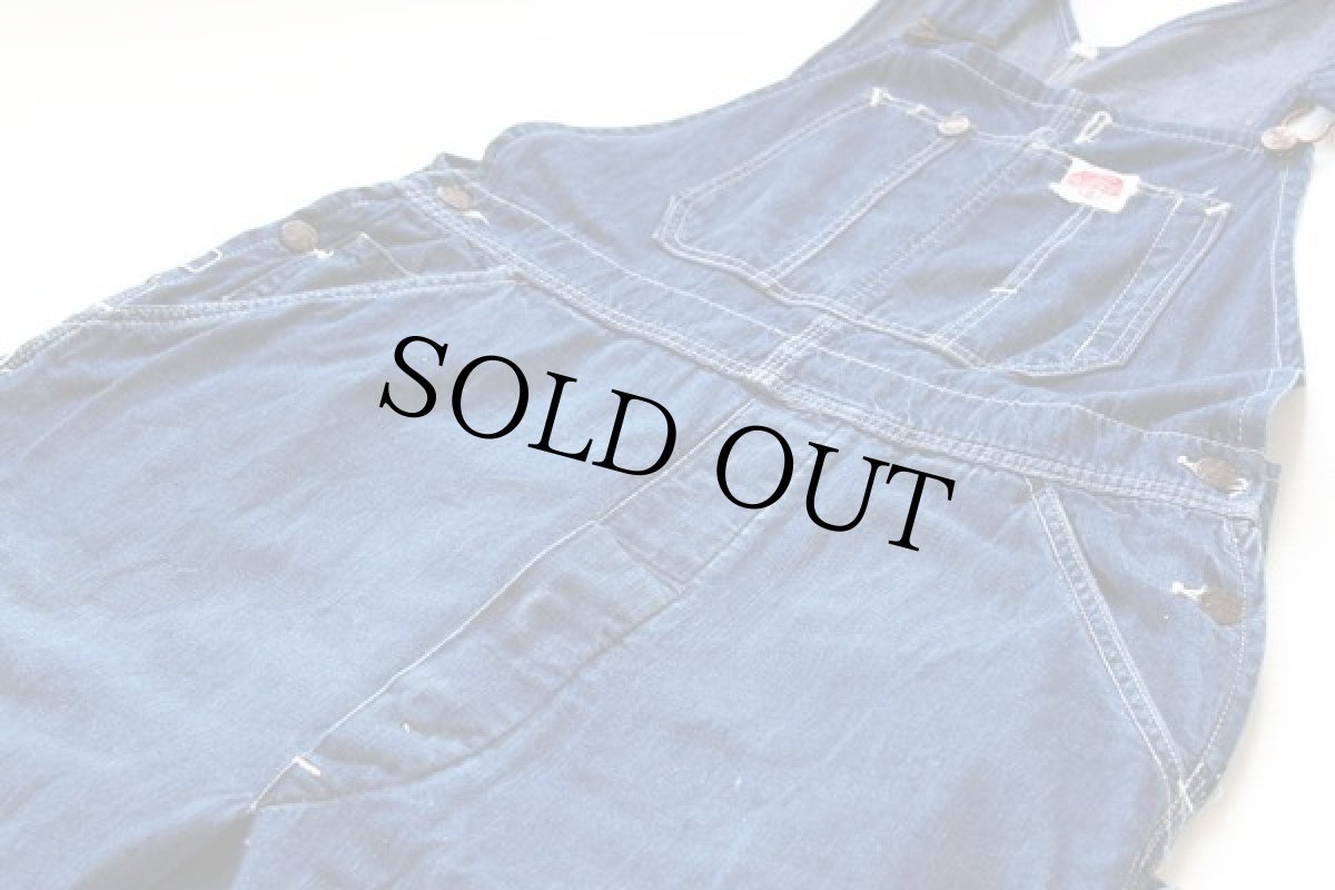 画像2: 60s ROUND HOUSE デニム オーバーオール (2)