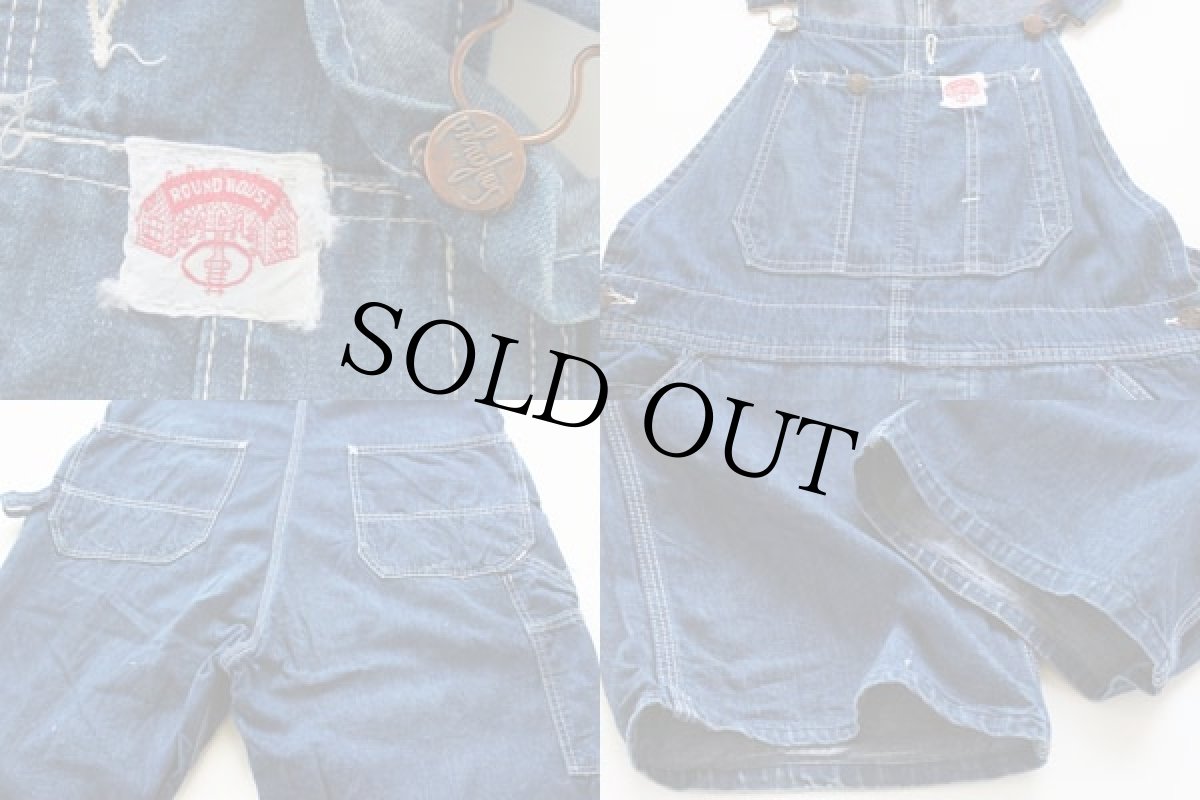 画像3: 60s ROUND HOUSE デニム オーバーオール (3)