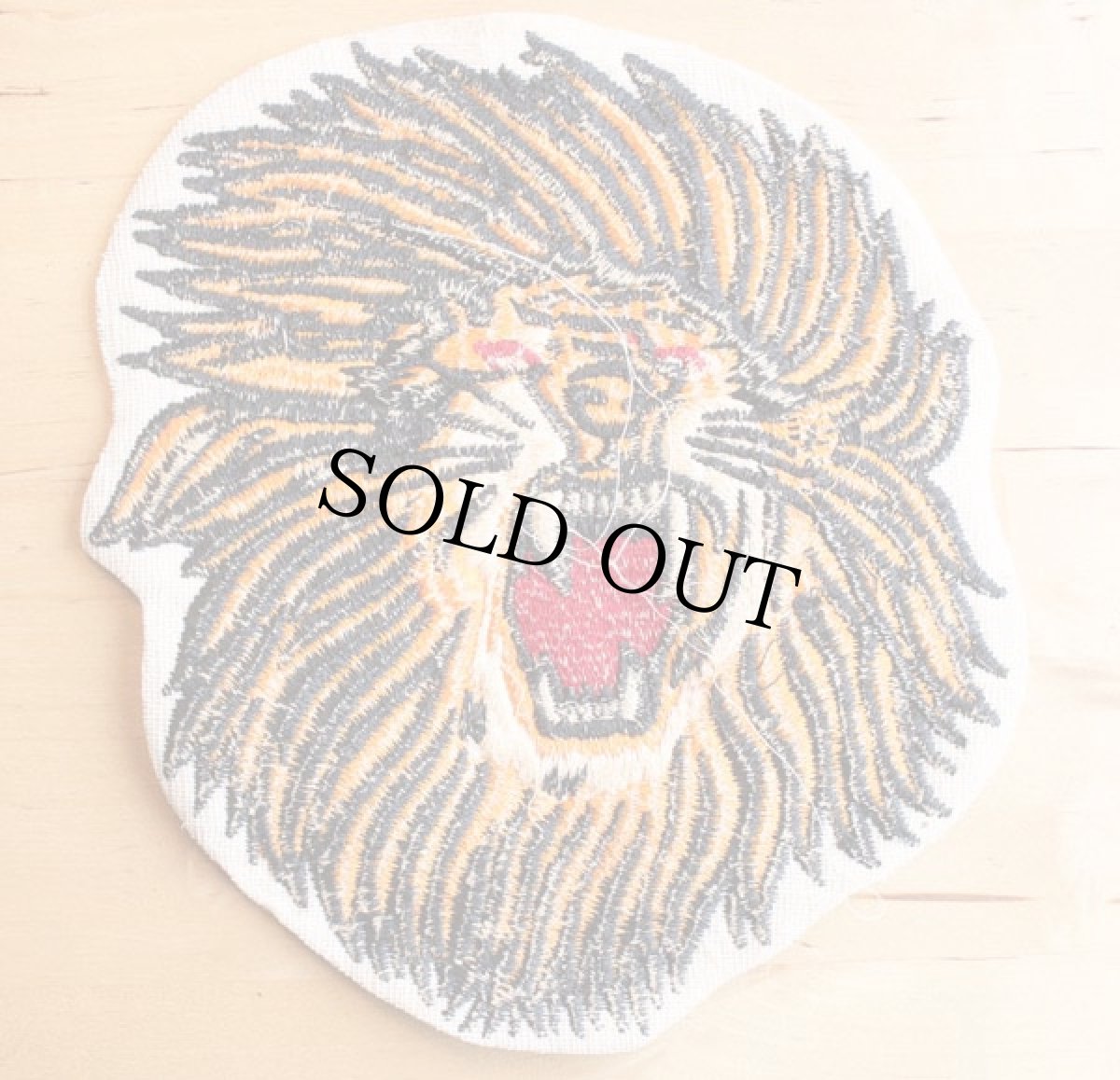 画像2: デッドストック★ビンテージ ライオン パッチ★ワッペン (2)