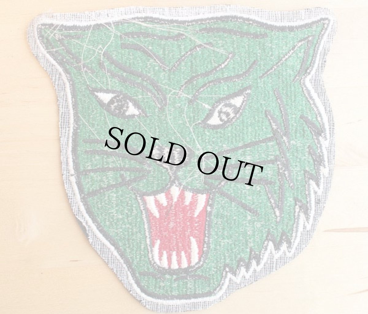 画像2: デッドストック★ビンテージ キャット パッチ★ワッペン (2)