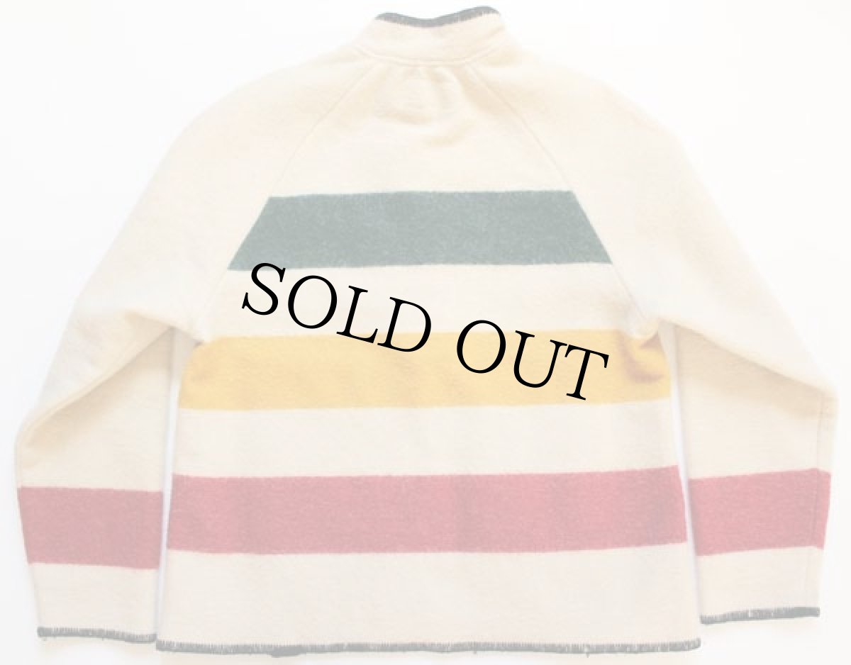 画像2: 70s hello minnesota マルチボーダー プルオーバー ウールジャケット (2)