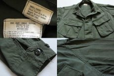 画像3: 60s 米軍 U.S.ARMY ジャングルファティーグジャケット 3rd ノンリップ S-S (3)