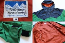 画像3: 80s Powderhorn Mountaineeringパウダーホーン ツートン ヨーク切り替え マウンテンパーカ M (3)