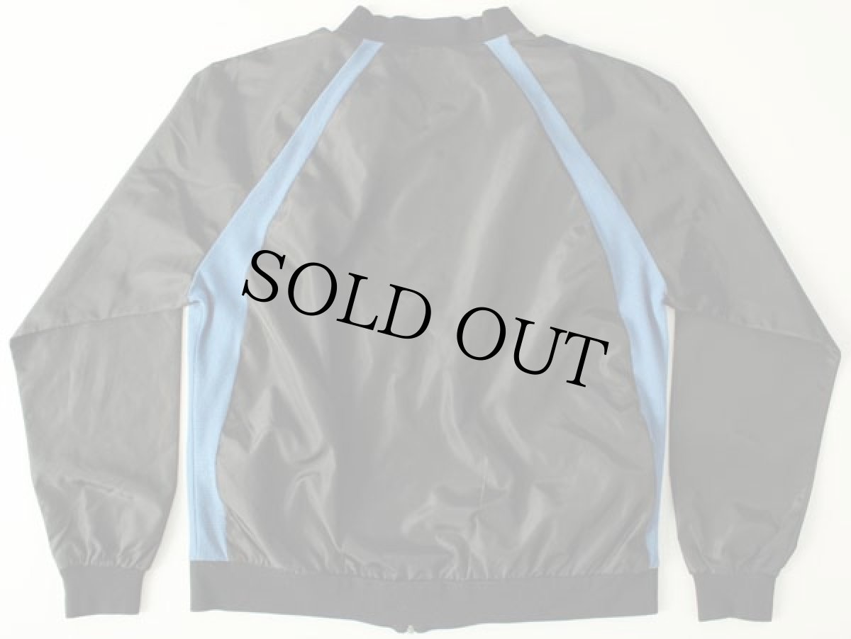 画像2: 80s NIKEナイキ AIR JORDAN エア ジョーダン ナイロンジャケット 黒×青 (2)