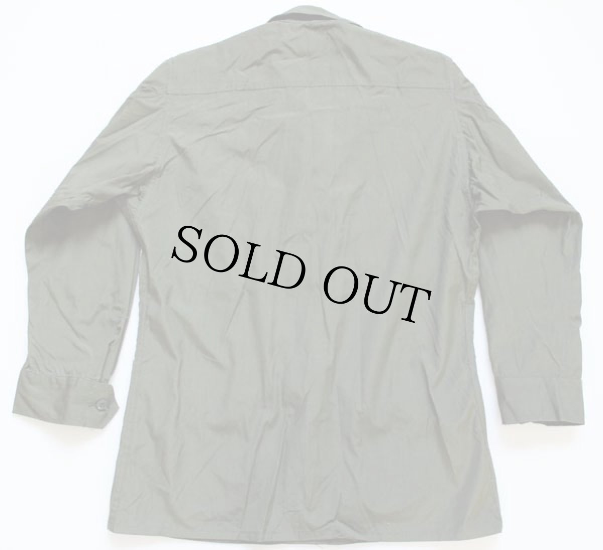 画像2: デッドストック★60s 米軍 U.S.ARMY ジャングルファティーグジャケット ノンリップ SS (2)