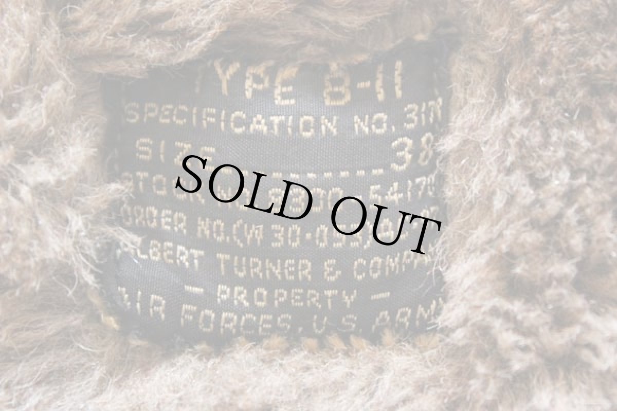 画像4: 40s 米軍 USAAF B-11 アルパカライナー フライトジャケット 38 (4)