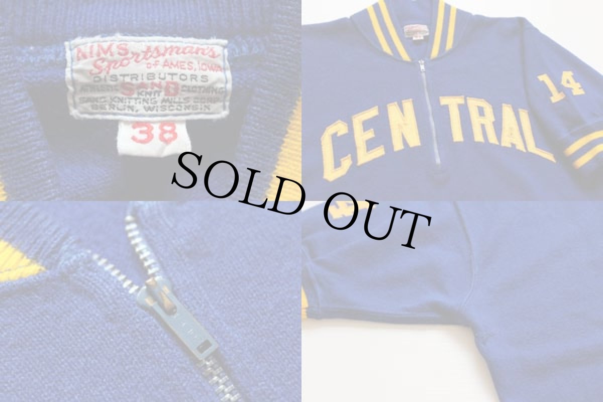 画像3: 50s SAND KNIT 半袖 ニット スウェット 38 (3)