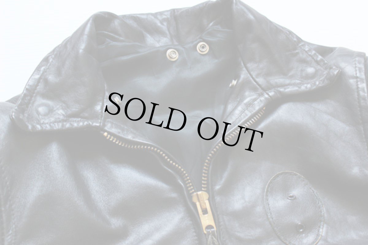 画像3: 60s ポリスマン レザージャケット (3)