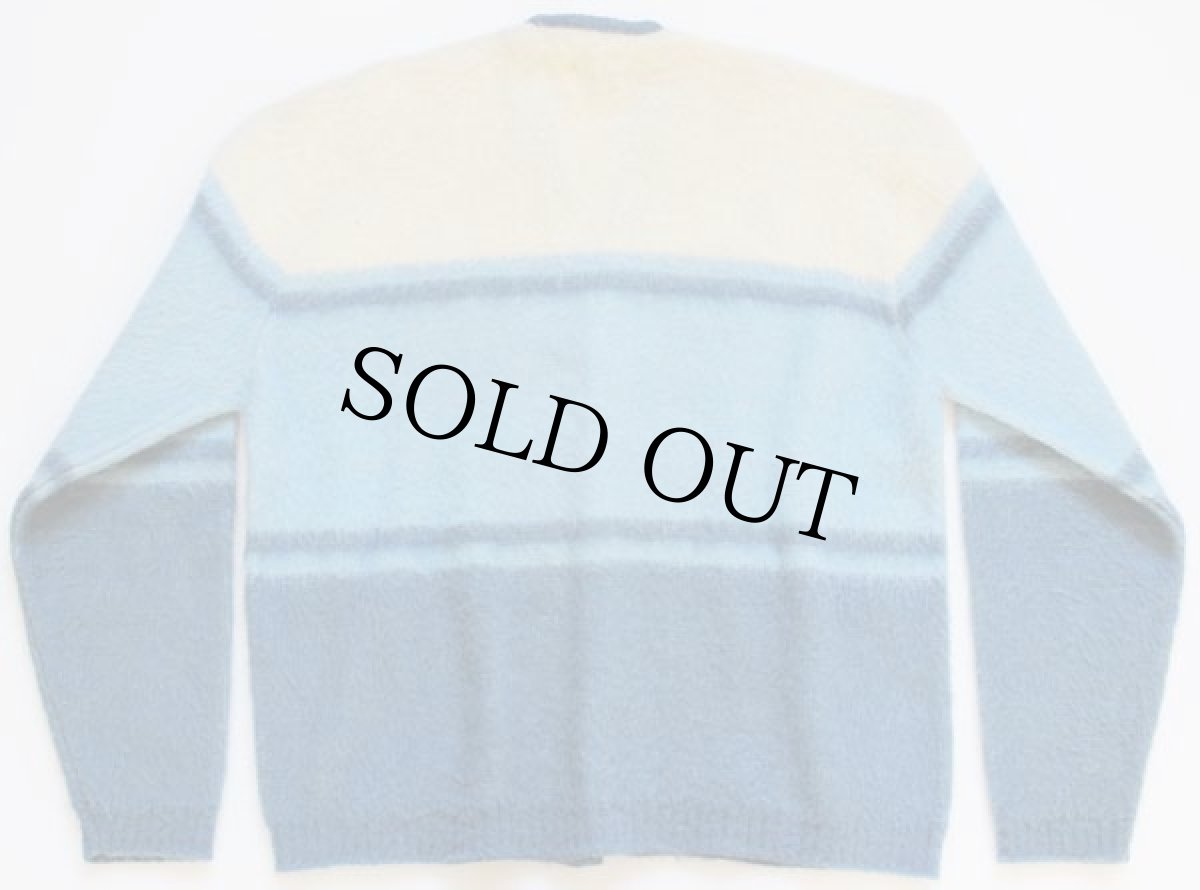 画像2: 60s CAMPUS モヘヤ ニット カーディガン (2)