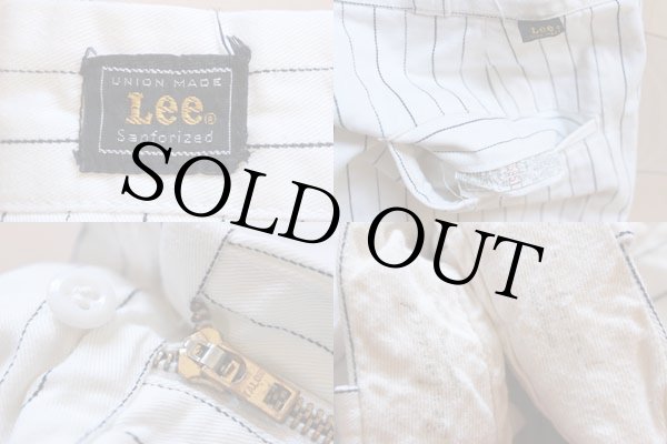 60s Leeリー ピンストライプ ワークパンツ - Sixpacjoe Web Shop