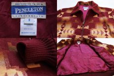 画像3: 90s USA製 PENDLETONペンドルトン ネイティブ柄 ウールジャケット S (3)