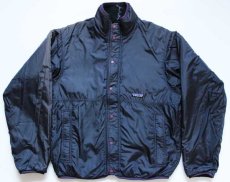 画像2: 90s USA製 patagoniaパタゴニア サンダー柄 グリセード リバーシブル フリースジャケット M★総柄 (2)