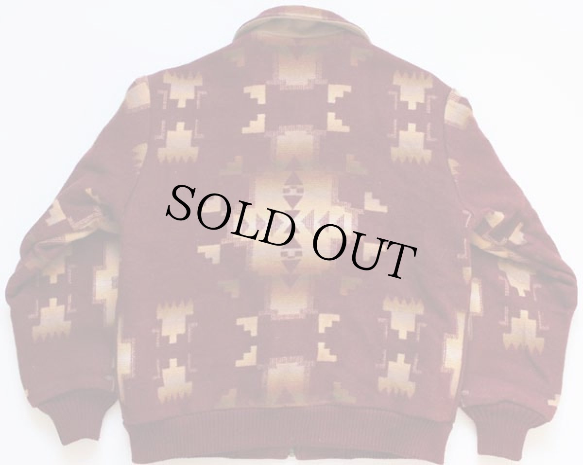 画像2: 90s USA製 PENDLETONペンドルトン ネイティブ柄 ウールジャケット S (2)